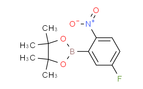 CAS No. 925207-14-3, 2-(5-fluoro-2-nitrophenyl)-4,4,5,5-tetramethyl-1,3,2-dioxaborolane