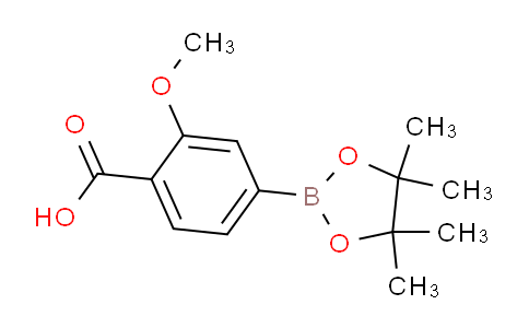 CAS No. 936728-23-3, 2-methoxy-4-(tetramethyl-1,3,2-dioxaborolan-2-yl)benzoic acid