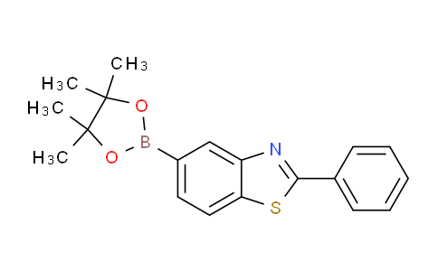 CAS No. 936901-98-3, 2-Phenyl-5-(4,4,5,5-tetramethyl-1,3,2-dioxaborolan-2-yl)benzo[d]thiazole