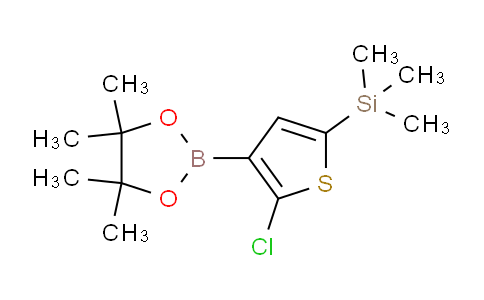 CAS No. 942070-10-2, (5-Chloro-4-(4,4,5,5-tetramethyl-1,3,2-dioxaborolan-2-yl)thiophen-2-yl)trimethylsilane