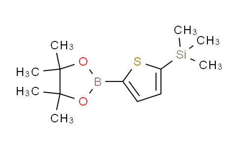 CAS No. 942070-36-2, Trimethyl(5-(4,4,5,5-tetramethyl-1,3,2-dioxaborolan-2-yl)thiophen-2-yl)silane