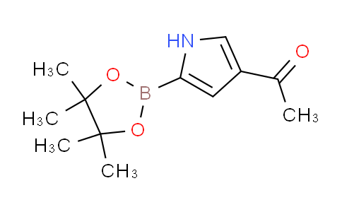 CAS No. 942070-43-1, 1-(5-(4,4,5,5-Tetramethyl-1,3,2-dioxaborolan-2-yl)-1H-pyrrol-3-yl)ethan-1-one