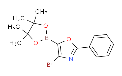 CAS No. 942070-82-8, 4-Bromo-2-phenyl-5-(4,4,5,5-tetramethyl-1,3,2-dioxaborolan-2-yl)oxazole
