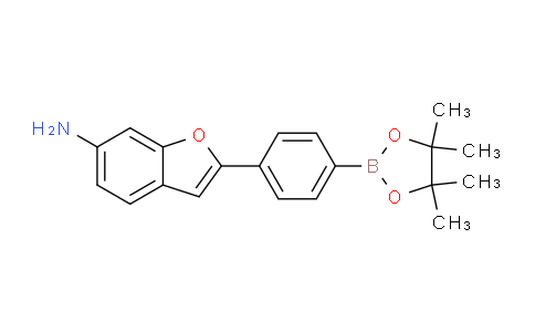 CAS No. 942590-10-5, 2-(4-(4,4,5,5-Tetramethyl-1,3,2-dioxaborolan-2-yl)phenyl)benzofuran-6-amine