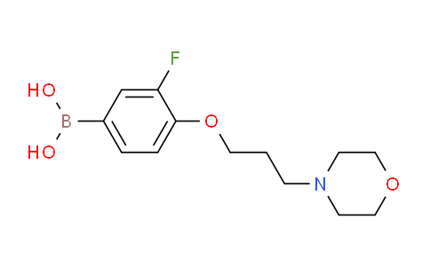 CAS No. 944279-32-7, (3-fluoro-4-(3-morpholinopropoxy)phenyl)boronic acid