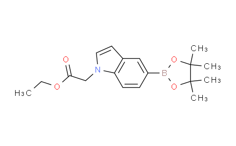 CAS No. 945549-22-4, Ethyl 2-(5-(4,4,5,5-tetramethyl-1,3,2-dioxaborolan-2-yl)-1H-indol-1-yl)acetate
