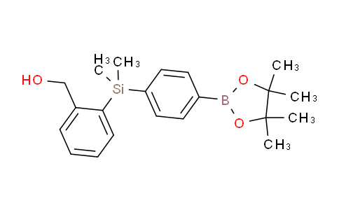 CAS No. 947515-75-5, (2-(Dimethyl(4-(4,4,5,5-tetramethyl-1,3,2-dioxaborolan-2-yl)phenyl)silyl)phenyl)methanol