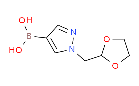 CAS No. 947533-27-9, (1-((1,3-Dioxolan-2-yl)methyl)-1H-pyrazol-4-yl)boronic acid