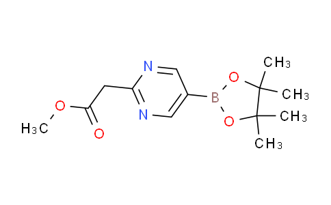 CAS No. 948594-81-8, Methyl 2-(5-(4,4,5,5-tetramethyl-1,3,2-dioxaborolan-2-yl)pyrimidin-2-yl)acetate