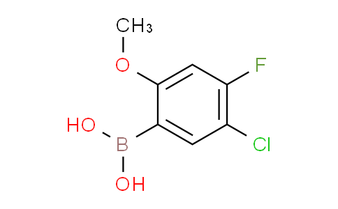 CAS No. 949892-09-5, (5-Chloro-4-fluoro-2-methoxyphenyl)boronic acid