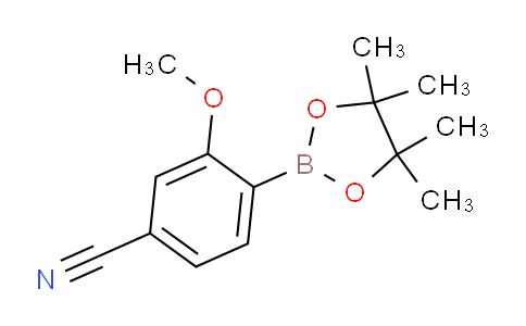 CAS No. 949892-14-2, 3-Methoxy-4-(4,4,5,5-tetramethyl-1,3,2-dioxaborolan-2-yl)benzonitrile