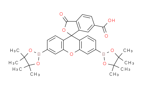 CAS No. 952745-27-6, 3-Oxo-3',6'-bis(4,4,5,5-tetramethyl-1,3,2-dioxaborolan-2-yl)-3H-spiro[isobenzofuran-1,9'-xanthene]-6-carboxylic acid