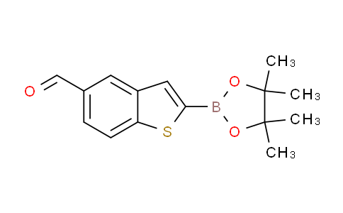 CAS No. 953410-99-6, 2-(4,4,5,5-Tetramethyl-1,3,2-dioxaborolan-2-yl)benzo[b]thiophene-5-carbaldehyde