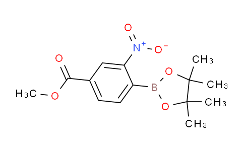 DY707512 | 957065-97-3 | Methyl 3-nitro-4-(4,4,5,5-tetramethyl-1,3,2-dioxaborolan-2-yl)benzoate