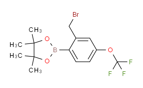 CAS No. 957066-13-6, 2-(2-(Bromomethyl)-4-(trifluoromethoxy)phenyl)-4,4,5,5-tetramethyl-1,3,2-dioxaborolane