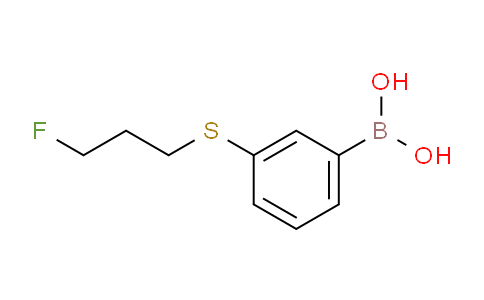 CAS No. 958453-77-5, (3-((3-Fluoropropyl)thio)phenyl)boronic acid