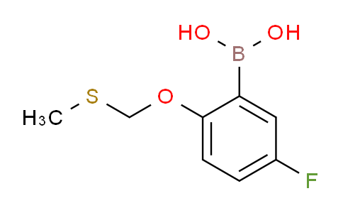 CAS No. 958454-07-4, (5-Fluoro-2-((methylthio)methoxy)phenyl)boronic acid