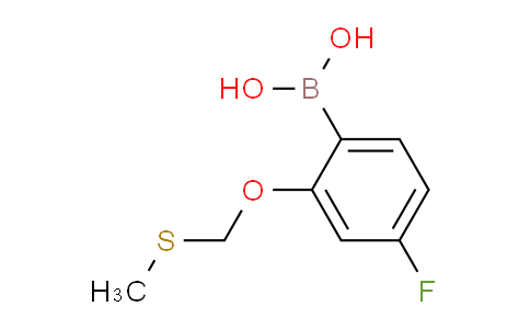 CAS No. 958454-08-5, (4-Fluoro-2-((methylthio)methoxy)phenyl)boronic acid