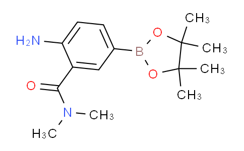 CAS No. 960067-55-4, 2-Amino-N,N-dimethyl-5-(4,4,5,5-tetramethyl-1,3,2-dioxaborolan-2-yl)benzamide