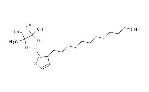 CAS No. 960524-18-9, 3-Dodecyl-2-(4,4,5,5-tetramethyl-1,3,2-dioxaborolan-2-yl)thiophene