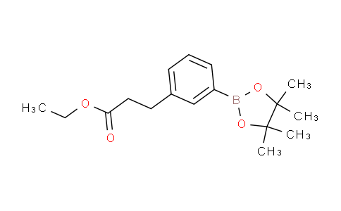 CAS No. 935854-36-7, ethyl 3-(3-(4,4,5,5-tetramethyl-1,3,2-dioxaborolan-2-yl)phenyl)propanoate