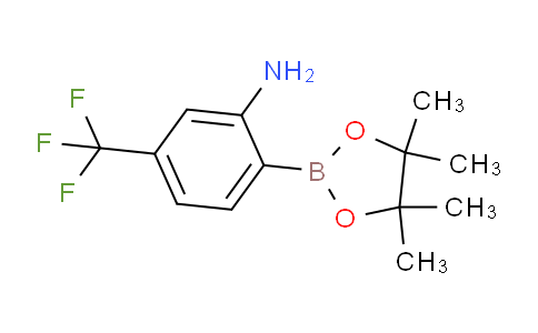 CAS No. 1196972-92-5, 2-(4,4,5,5-tetramethyl-1,3,2-dioxaborolan-2-yl)-5-(trifluoromethyl)aniline