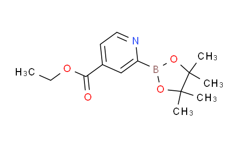 CAS No. 1241898-91-8, ethyl 2-(4,4,5,5-tetramethyl-1,3,2-dioxaborolan-2-yl)isonicotinate