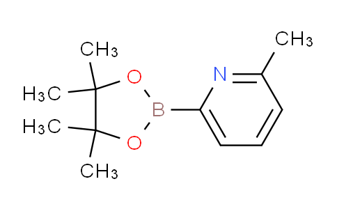 CAS No. 1096689-44-9, 2-methyl-6-(4,4,5,5-tetramethyl-1,3,2-dioxaborolan-2-yl)pyridine