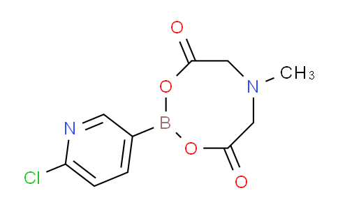 CAS No. 1257642-71-9, 2-(6-Chloropyridin-3-yl)-6-methyl-1,3,6,2-dioxazaborocane-4,8-dione