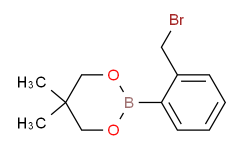 CAS No. 166821-88-1, 2-(2-(Bromomethyl)phenyl)-5,5-dimethyl-1,3,2-dioxaborinane