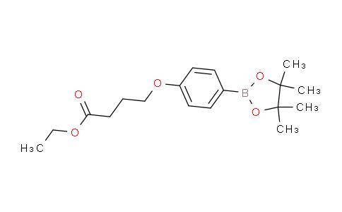 CAS No. 859169-90-7, ethyl 4-(4-(4,4,5,5-tetramethyl-1,3,2-dioxaborolan-2-yl)phenoxy)butanoate