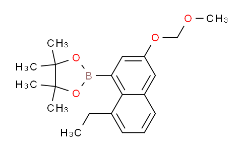 CAS No. 2621932-60-1, 2-(8-ethyl-3-(methoxymethoxy)naphthalen-1-yl)-4,4,5,5-tetramethyl-1,3,2-dioxaborolane