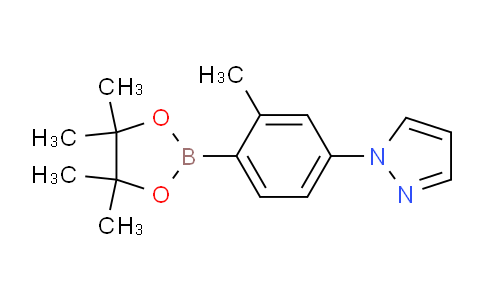 CAS No. 858523-46-3, 1-[3-Methyl-4-(4,4,5,5-tetramethyl-1,3,2-dioxaborolan-2-yl)phenyl]-1h-pyrazole