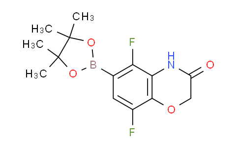 CAS No. 1221502-87-9, 5,8-difluoro-3-oxo-3,4-dihydro-2H-benzo[b][1,4]oxazine-6-boronic acid pinacol ester
