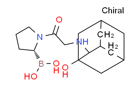 CAS No. 852331-49-8, [(2R)-1-[2-[(1-hydroxy-2-adamantyl)amino]acetyl]pyrrolidin-2-yl]boronic acid