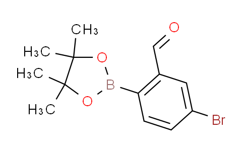CAS No. 1352819-26-1, 5-bromo-2-(4,4,5,5-tetramethyl-1,3,2-dioxaborolan-2-yl)benzaldehyde