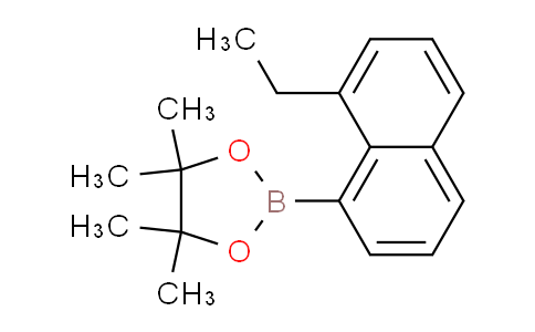 CAS No. 2621934-04-9, 1,3,2-Dioxaborolane, 2-(8-ethyl-1-naphthalenyl)-4,4,5,5-tetramethyl-