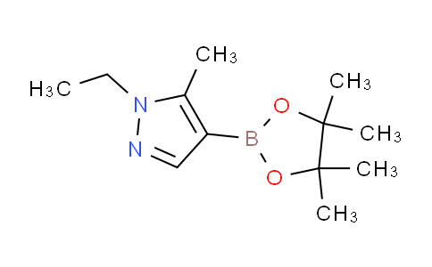 CAS No. 2020091-13-6, 1-ethyl-5-methyl-4-(4,4,5,5-tetramethyl-1,3,2-dioxaborolan-2-yl)pyrazole