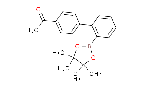 CAS No. 1221184-57-1, 1-(2'-(4,4,5,5-Tetramethyl-1,3,2-dioxaborolan-2-yl)biphenyl-4-yl)ethanone