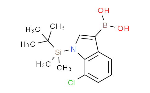 CAS No. 778647-33-9, 1-(tert-Butyldimethylsilyl)-7-chloro-1H-indol-3-ylboronic acid