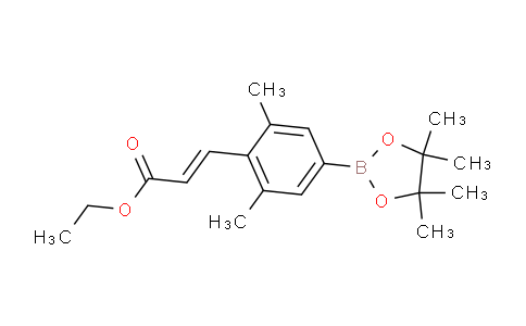 CAS No. 1198615-83-6, (E)-Ethyl 3-(2,6-dimethyl-4-(4,4,5,5-tetramethyl-1,3,2-dioxaborolan-2-yl)phenyl)acrylate