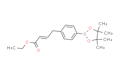 CAS No. 1198615-82-5, (E)-Ethyl 4-(4-(4,4,5,5-tetramethyl-1,3,2-dioxaborolan-2-yl)phenyl)but-2-enoate