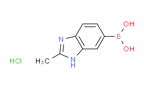 CAS No. 1314216-40-4, (2-Methyl-1H-benzo[d]imidazol-6-yl)boronic acid hydrochloride