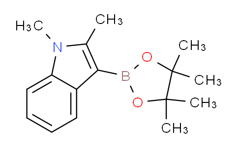 CAS No. 1310940-93-2, 1,2-Dimethyl-3-(4,4,5,5-tetramethyl-1,3,2-dioxaborolan-2-yl)indole
