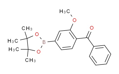 CAS No. 1196395-47-7, (2-Methoxy-4-(4,4,5,5-tetramethyl-1,3,2-dioxaborolan-2-yl)phenyl)(phenyl)methanone