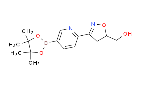 CAS No. 1056040-01-7, (3-(5-(4,4,5,5-Tetramethyl-1,3,2-dioxaborolan-2-yl)pyridin-2-yl)-4,5-dihydroisoxazol-5-yl)methanol