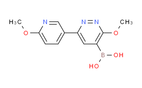 CAS No. 1015481-17-0, (3-Methoxy-6-(6-methoxypyridin-3-yl)pyridazin-4-yl)boronic acid