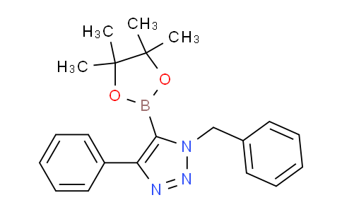 CAS No. 1130489-35-8, 1-Benzyl-4-phenyl-5-(4,4,5,5-tetramethyl-1,3,2-dioxaborolan-2-yl)-1H-1,2,3-triazole