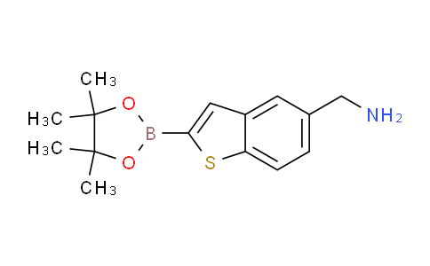 CAS No. 1007551-78-1, (2-(4,4,5,5-Tetramethyl-1,3,2-dioxaborolan-2-yl)benzo[b]thiophen-5-yl)methanamine