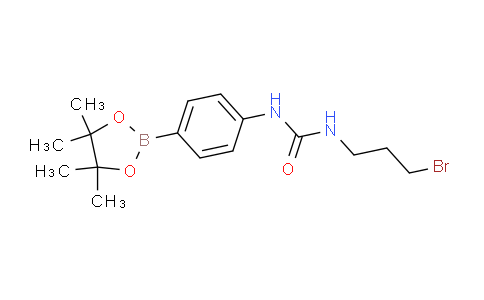CAS No. 874298-14-3, 1-(3-Bromopropyl)-3-(4-(4,4,5,5-tetramethyl-1,3,2-dioxaborolan-2-yl)phenyl)urea